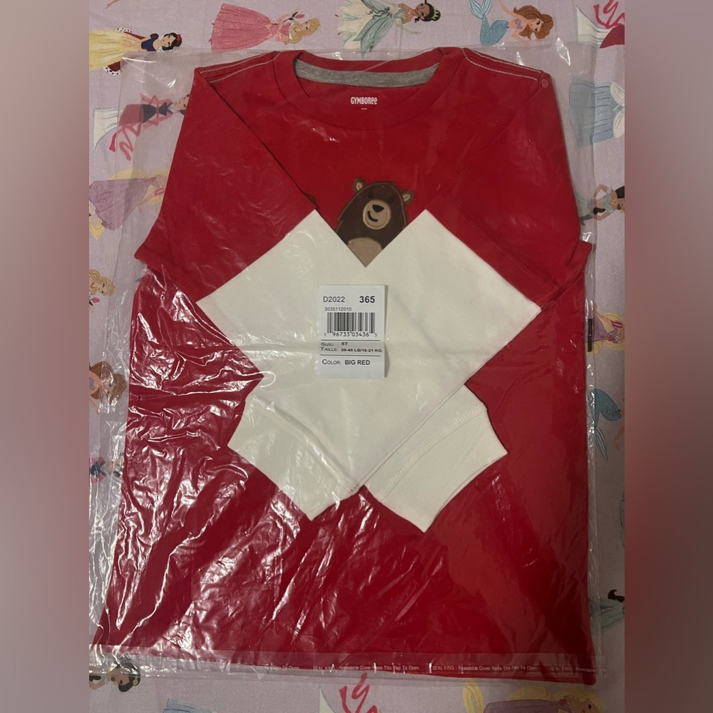 New top for valentines  day for little boy.